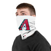 Arizona Diamondbacks MLB On-Field White & Teal UV Gaiter Scarf