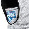 Los Angeles Dodgers MLB 2020 World Series Champions Heather Grey Big Logo Hooded Gaiter