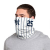 New York Yankees MLB Gleyber Torres On-Field Gameday Pinstripe Stitched Gaiter Scarf