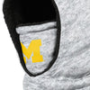 Michigan Wolverines NCAA Heather Grey Big Logo Hooded Gaiter