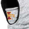 Iowa State Cyclones NCAA Heather Grey Big Logo Hooded Gaiter