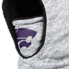Kansas State Wildcats NCAA Heather Grey Big Logo Hooded Gaiter