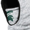 Michigan State Spartans NCAA Heather Grey Big Logo Hooded Gaiter