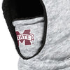 Mississippi State Bulldogs NCAA Heather Grey Big Logo Hooded Gaiter