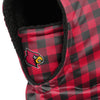 Louisville Cardinals NCAA Plaid Hooded Gaiter