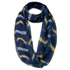 Los Angeles Chargers  NFL Team Logo Infinity Scarf