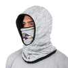 Baltimore Ravens NFL Heather Grey Big Logo Hooded Gaiter