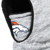 Denver Broncos NFL Heather Grey Big Logo Hooded Gaiter