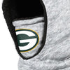 Green Bay Packers NFL Heather Grey Big Logo Hooded Gaiter