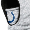 Indianapolis Colts NFL Heather Grey Big Logo Hooded Gaiter