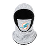Miami Dolphins NFL Heather Grey Big Logo Hooded Gaiter