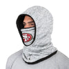 San Francisco 49ers NFL Heather Grey Big Logo Hooded Gaiter