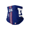 New York Giants NFL Saquon Barkley On-Field Sideline Logo Gaiter Scarf