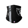 Las Vegas Raiders NFL Josh Jacobs On-Field Sideline Logo Gaiter Scarf