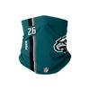 Philadelphia Eagles NFL Miles Sanders On-Field Sideline Logo Gaiter Scarf