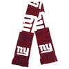 New York Giants NFL Wordmark Colorblend Scarf