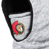 Ottawa Senators NHL Heather Grey Big Logo Hooded Gaiter