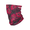 Red Flower Brushed Polyester Gaiter Scarf