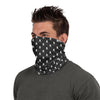 Repeat Skull Brushed Polyester Gaiter Scarf