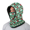 Ugly Christmas Sweater Hooded Gaiter Scarf