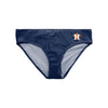 Houston Astros MLB Womens Mini Logo Bikini Bottom