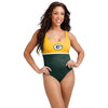 Green Bay Packers NFL Womens Beach Day One Piece Bathing Suit