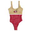 San Francisco 49ers NFL Womens Beach Day One Piece Bathing Suit