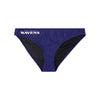 Baltimore Ravens NFL Womens Solid Wordmark Bikini Bottom