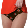 Cleveland Browns NFL Womens Summertime Mini Print Bikini Bottom