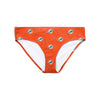 Miami Dolphins NFL Womens Summertime Mini Print Bikini Bottom