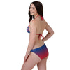 Buffalo Bills NFL Womens Gradient Big Logo Bikini Top