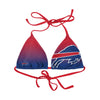 Buffalo Bills NFL Womens Gradient Big Logo Bikini Top