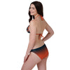 Chicago Bears NFL Womens Gradient Big Logo Bikini Top