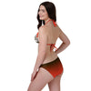 Cleveland Browns NFL Womens Gradient Big Logo Bikini Top