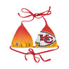 Kansas City Chiefs NFL Womens Gradient Big Logo Bikini Top