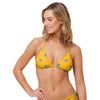 Green Bay Packers NFL Womens Mini Print Bikini Top