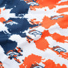 Denver Broncos NFL Womens Paint Splash Bikini Top