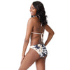 New Orleans Saints NFL Womens Paint Splash Bikini Top