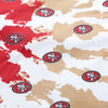 San Francisco 49ers NFL Womens Paint Splash Bikini Top