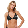 Las Vegas Raiders NFL Womens Solid Logo Bikini Top