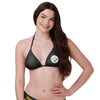 Pittsburgh Steelers NFL Womens Solid Logo Bikini Top