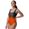 Chicago Bears NFL Womens Gametime Gradient One Piece Bathing Suit