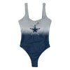 Dallas Cowboys NFL Womens Gametime Gradient One Piece Bathing Suit