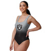 Las Vegas Raiders NFL Womens Gametime Gradient One Piece Bathing Suit