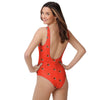 Cleveland Browns NFL Womens Mini Print One Piece Bathing Suit