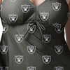 Las Vegas Raiders NFL Womens Mini Logo Tankini