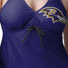 Baltimore Ravens NFL Womens Summertime Solid Tankini