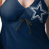 Dallas Cowboys NFL Womens Summertime Solid Tankini