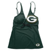 Green Bay Packers NFL Womens Summertime Solid Tankini
