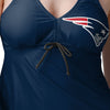 New England Patriots NFL Womens Summertime Solid Tankini